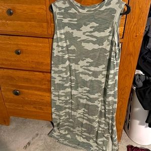 Target camo maxi dress